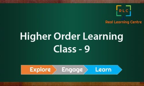 Higher Order Learning Class 9